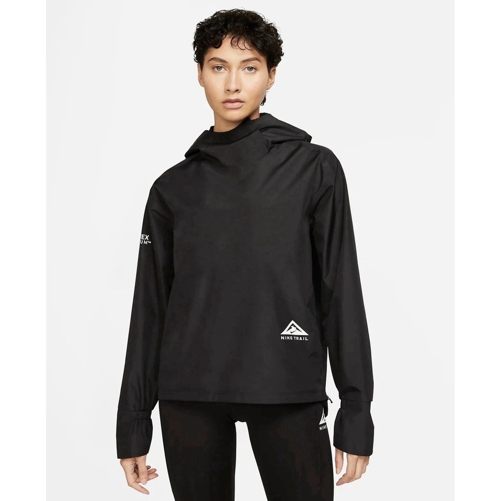 Womens‎ XS Nike Trail Gore-Tex Jacket Black Running Weather-Resistant DM7565-010
